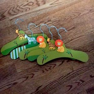 Safari themed Baby Hangers